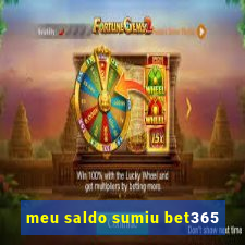 meu saldo sumiu bet365
